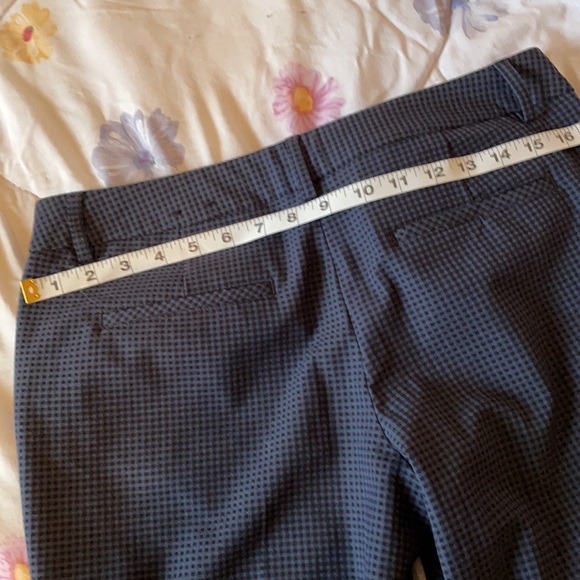 Women’s express black and blue slacks 6R - Picture 6 of 12
